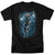 JLA - Black Lightning Bolts Adult Regular Fit Short Sleeve