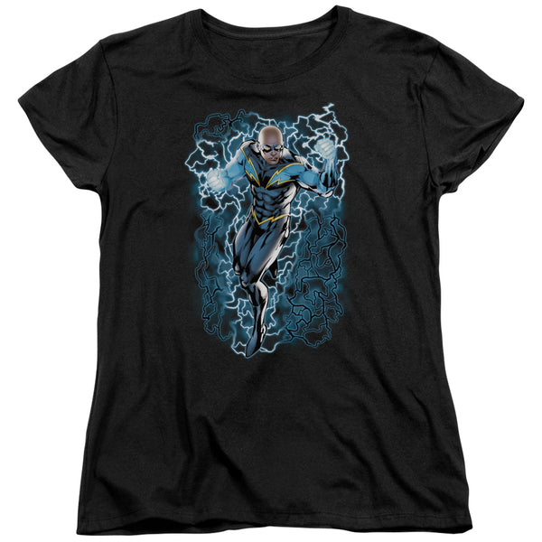 JLA - Black Lightning Bolts Women's Short Sleeve