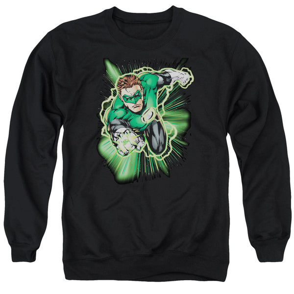 JLA - Green Lantern Energy Adult Crewneck Sweatshirt