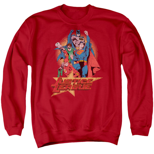 JLA - Raise Your Fist Adult Crewneck Sweatshirt