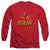 JLA - Flash Rough Distress Adult Long Sleeve
