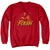 JLA - Flash Rough Distress Adult Crewneck Sweatshirt