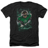 JLA - Green Lantern #1 Distress Adult Regular Fit Heather Short Sleeve
