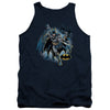JLA - Batman Collage Adult Tank Top