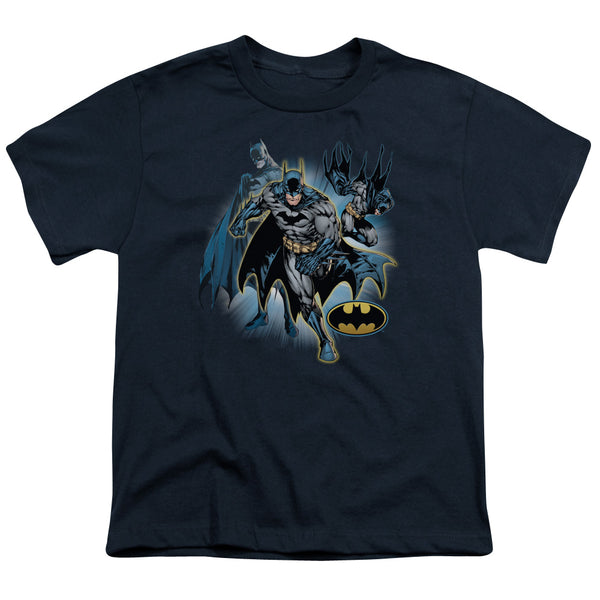 JLA - Batman Collage Youth Short Sleeve