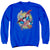 Jla - Superman Collage Adult Crewneck Sweatshirt