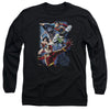 JLA - Galactic Attack Color Adult Long Sleeve