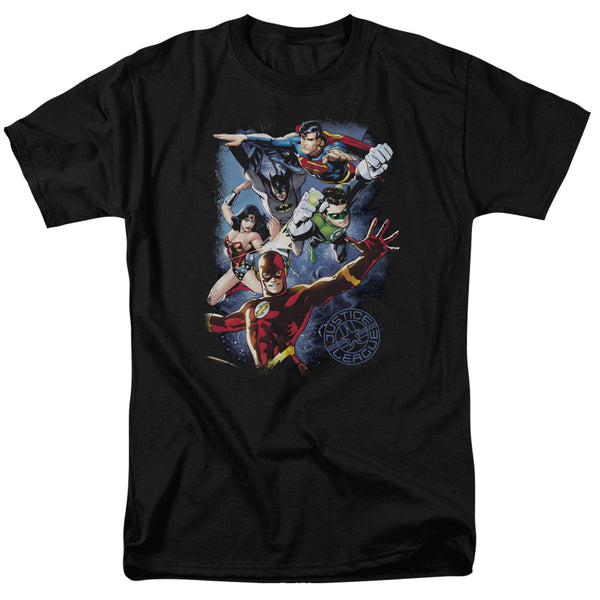 JLA - Galactic Attack Color Adult Regular Fit Short Sleeve