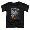 JLA - Galactic Attack Color Toddler Short Sleeve