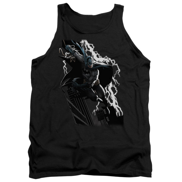 JLA - Lighting Crashes Adult Tank Top