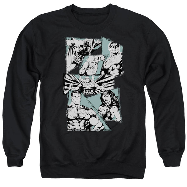 JLA - A Mighty League Adult Crewneck Sweatshirt