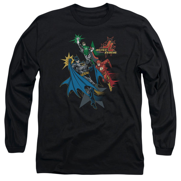 JLA - Action Stars Adult Long Sleeve