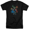 JLA - Action Stars Adult Tall Fit Short Sleeve