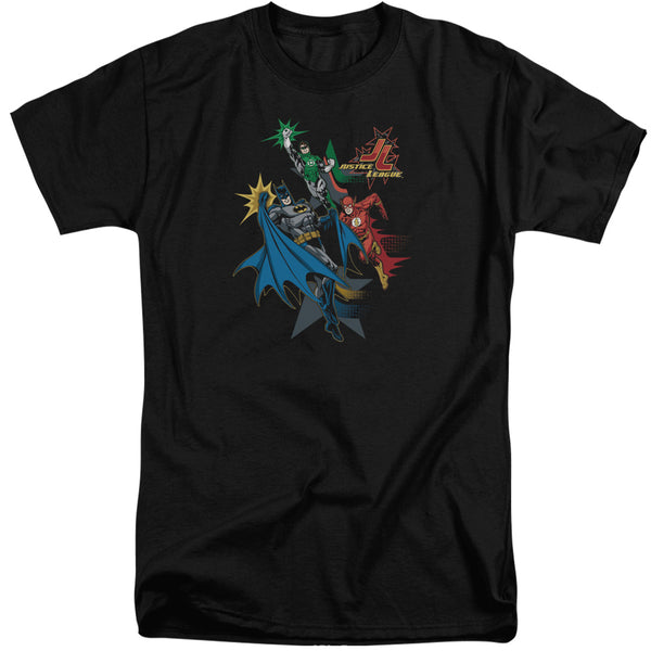 JLA - Action Stars Adult Tall Fit Short Sleeve