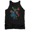 JLA - Action Stars Adult Tank Top