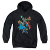 JLA - Action Stars Youth Hooded Sweatshirt