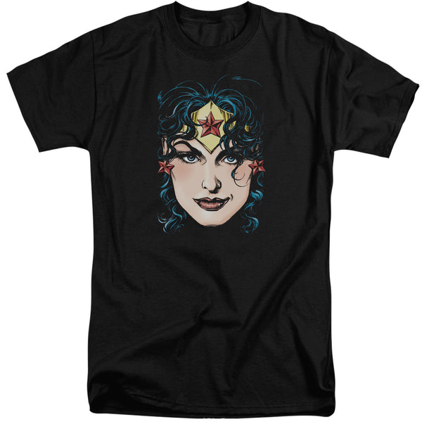 Dco JLA - Wonder Woman Head Adult Tall Fit Short Sleeve