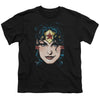 Dco JLA - Wonder Woman Head Youth Short Sleeve