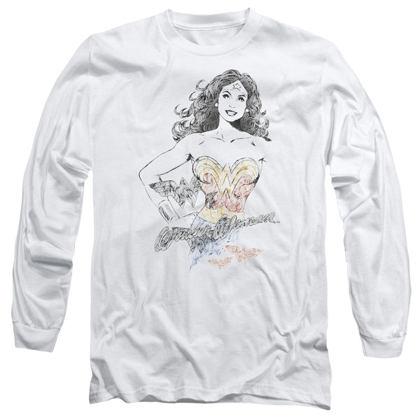 Dco JLA - Wonder Squiggles Adult Long Sleeve