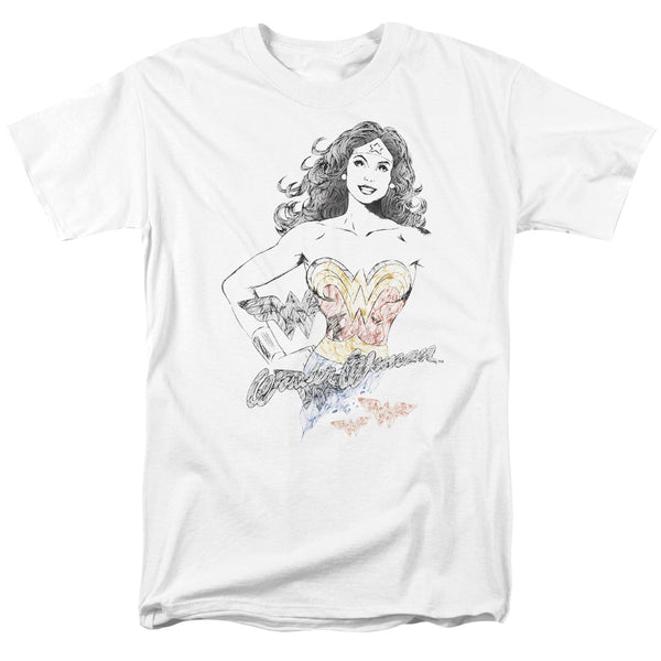 Dco JLA - Wonder Squiggles Adult Regular Fit Short Sleeve