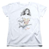 Dco JLA - Wonder Squiggles Women's Short Sleeve