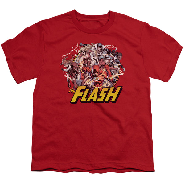 JLA - Flash Family Youth Short Sleeve