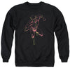 JLA - Neon Flash Adult Crewneck Sweatshirt