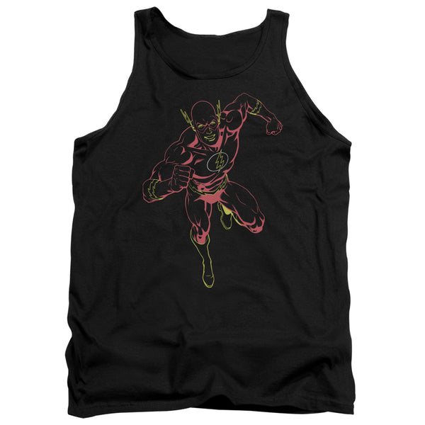 JLA - Neon Flash Adult Tank Top