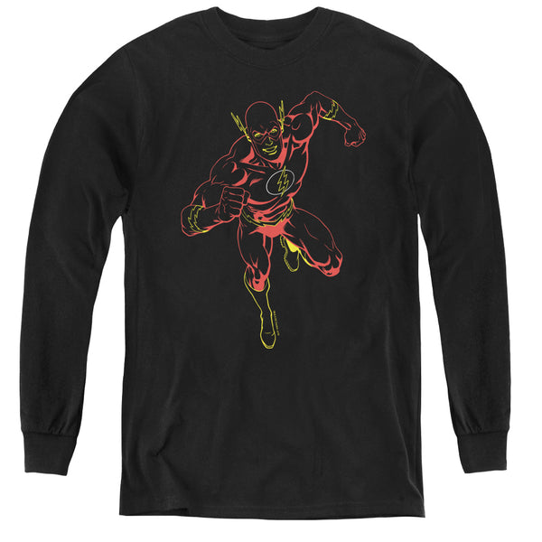 JLA - Neon Flash L - S Youth