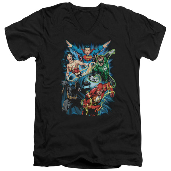 JLA - Jl Assemble Adult Slim Fit V Neck Cotton