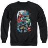 JLA - The Four Adult Crewneck Sweatshirt