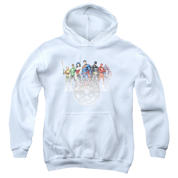JLA - Circle Crest Youth Hooded Sweatshirt