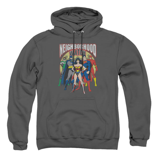 JLA - Neighborhood Watch Adult Pullover Hoodie