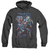 JLA - Cosmic Crew Adult Heather Hoodie