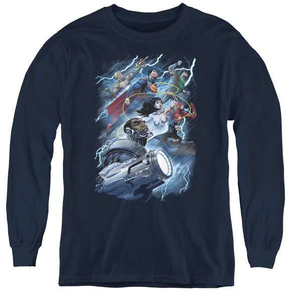 JLA - Ride The Lightening L - S Youth
