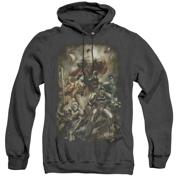 JLA - Aftermath Adult Heather Hoodie