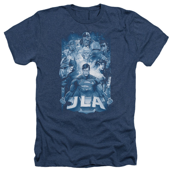 JLA - Burst Adult Regular Fit Heather Short Sleeve
