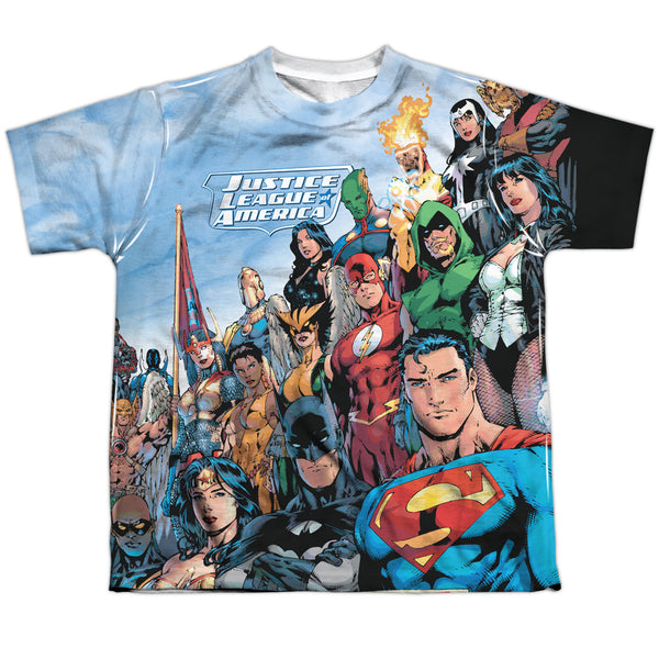 JLA - Justice League Of America Youth Short Sleeve 100% Poly