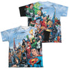 JLA - Justice League Of America (Front - Back Print) Youth Short Sleeve 100% Poly