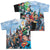 JLA - Justice League Of America (Front - Back Print) Youth Short Sleeve 100% Poly