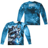 JLA - Atmospheric (Front - Back Print) L - S Adult Poly Crew