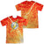 JLA - Lightning Logo (Front - Back Print) Adult Regular Fit Short Sleeve 100% Poly