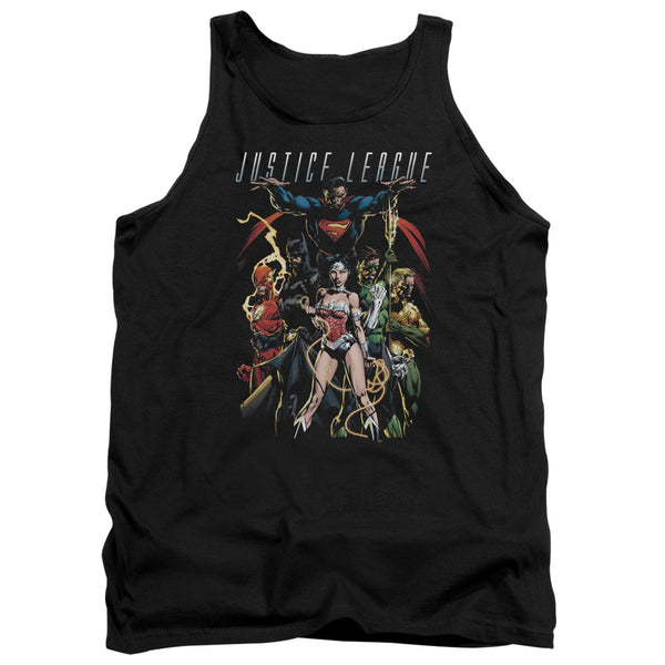 JLA - Dark Days Adult Tank Top