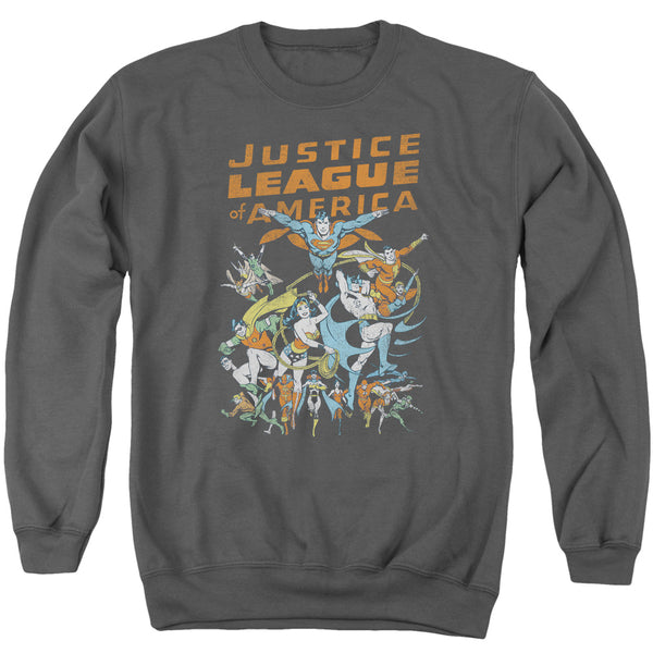 JLA - Big Group Adult Crewneck Sweatshirt
