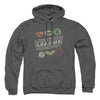 JLA - Symbols Adult Pullover Hoodie