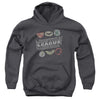 JLA - Symbols Youth Hooded Sweatshirt