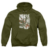 JLA - Green And Red Adult Pullover Hoodie