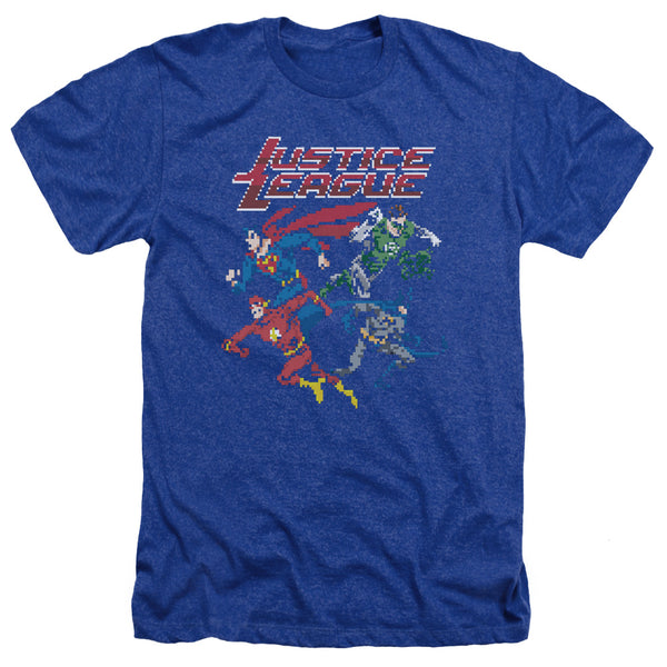 JLA - Pixel League Adult Regular Fit Heather Short Sleeve