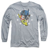 JLA - Face Off Adult Long Sleeve
