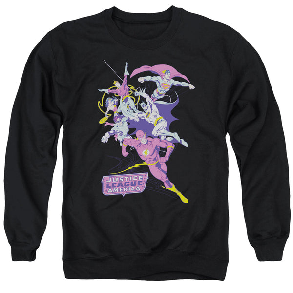 JLA - Colorful League Adult Crewneck Sweatshirt